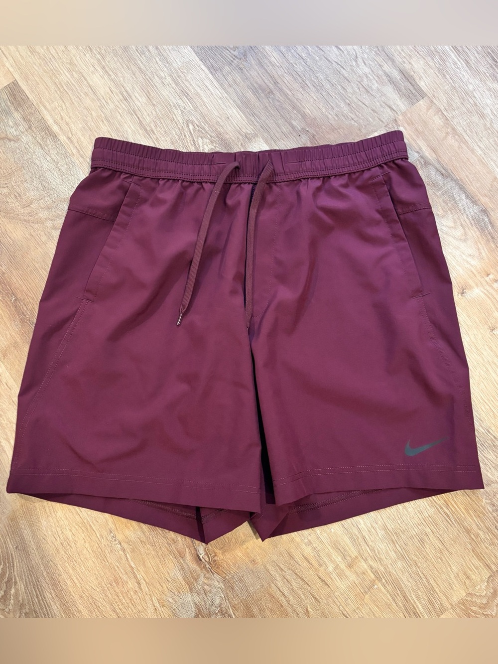 Nike Burgundy Dri-FIT Athletic Running Shorts – Men’s - Medium